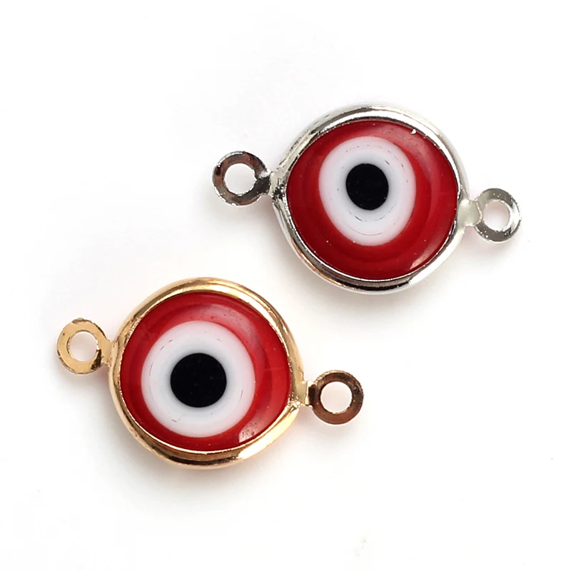 

Blue Evil Eye Charms Connectors Pendants DIY Jewelry Turkey Accessories, Four colors