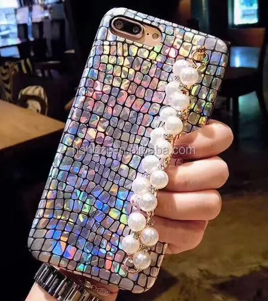 

for Iphone6s South Korea mobile phone shell glitter sleeve explosion-proof enclosure tide pearl Fashion