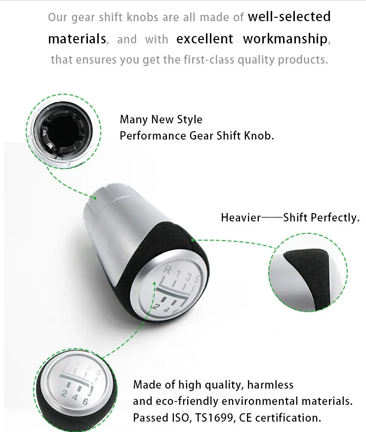 SONGYO unique auto weighted shift knobs  for sale for Audi A3