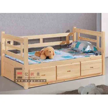 wooden bed kids
