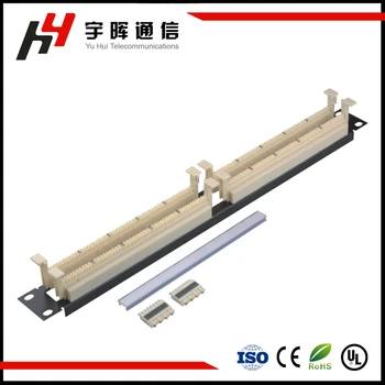 110 Block Type 100 Pairs Voice Patch Panel - Buy 100 Pairs Voice Patch