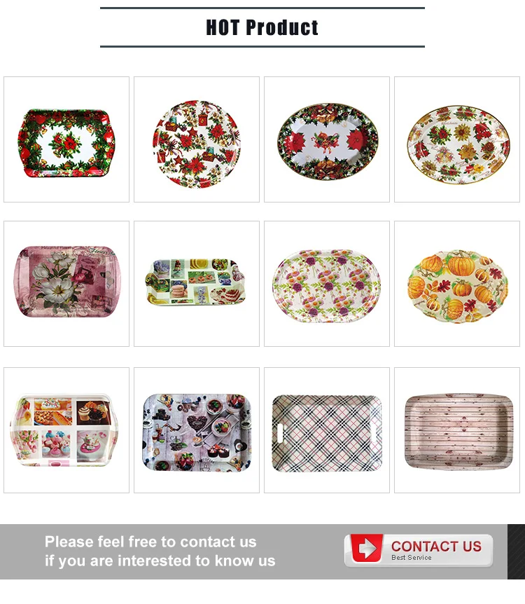 Modern Serving Tray Table Decorativas Service Cheap Plastic Bulk Food