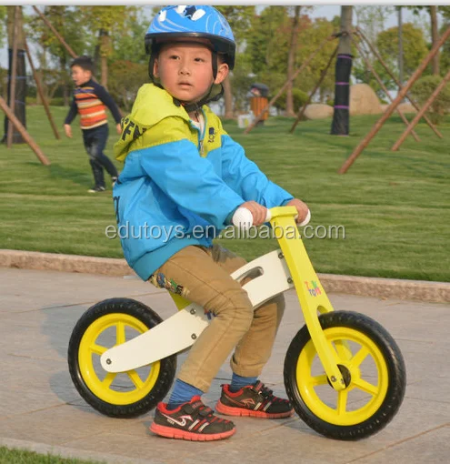 elc wooden balance bike