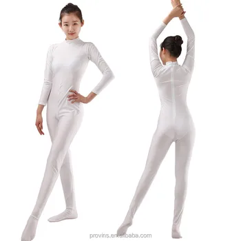 white dance jumpsuit