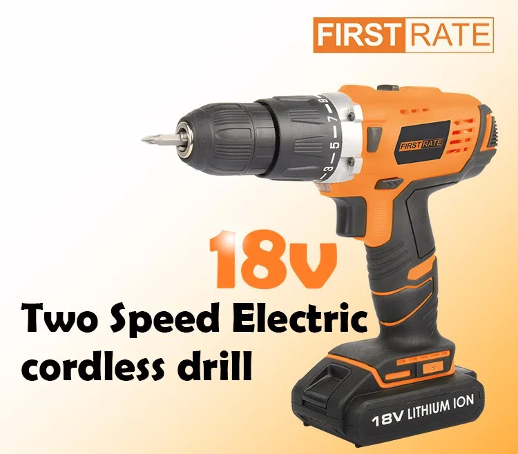 18v Battery Operated 2speed Power Craft Cordless Drill Battery