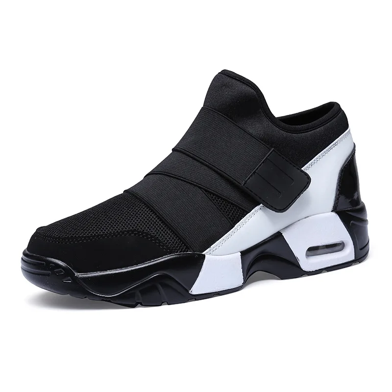 

air cushion light weight slip-on mesh upper wear-resisting outsole unisex sport shoes mens sneakers basketball shoes, Customized