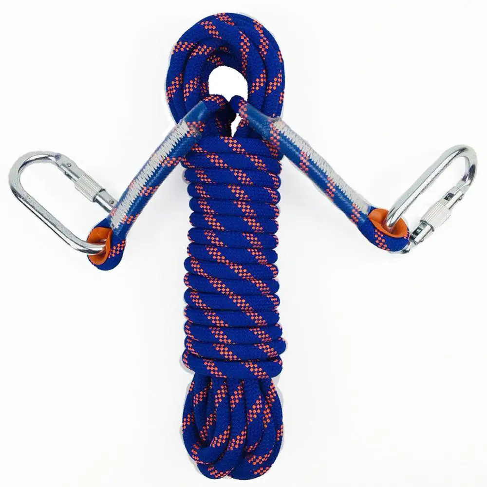 

Factory price outdoor nylon braided static climbing rope 11mm, Customized