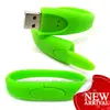 free silk logo printing colorful funny silicone bracelet usb flash memory