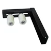 factory made steel square tube nylon roller guide bracket for sliding gate