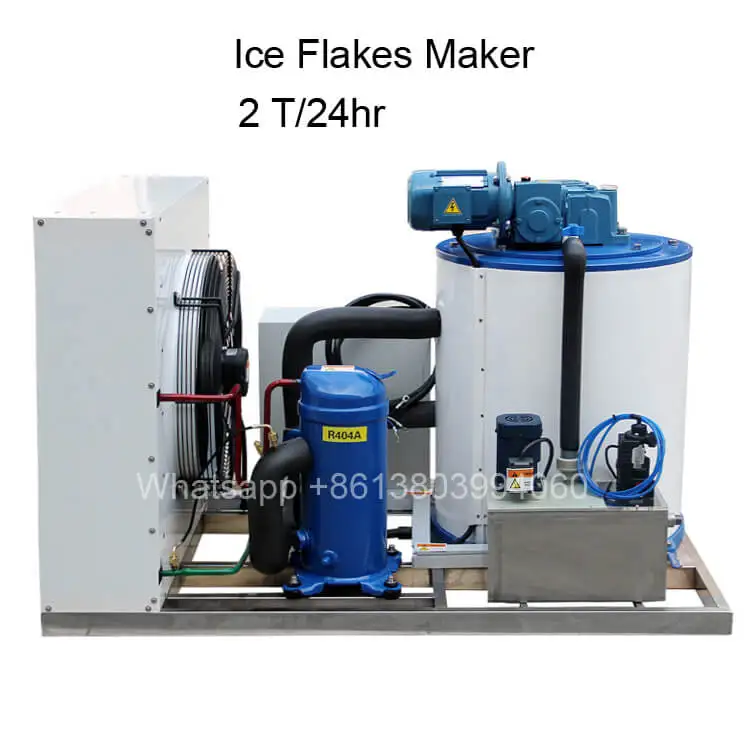 2t Sea Water Flake Ice Machine/flake Ice Maker Drum /flake Ice Maker