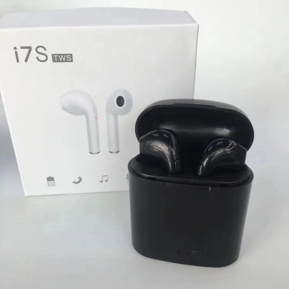 New Products Shenzhen Hot Sale Earphone I7s TWS+BASE Wireless Headphone, Wireless Blue Tooth 4.1 Headset