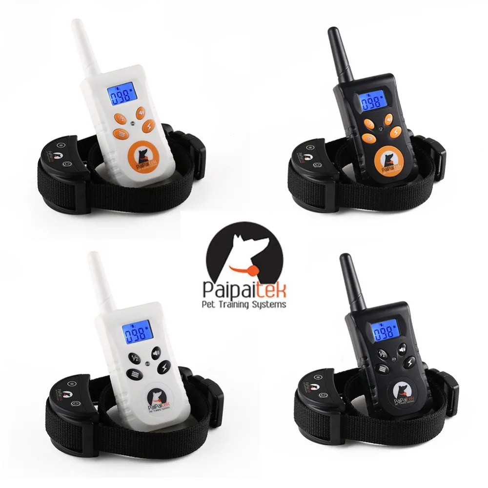 

Good Price Dog Training Vibration no Bark Shock Collar Electric Remote Control Training Pet Products Free shipping, Black/white/orange etc.