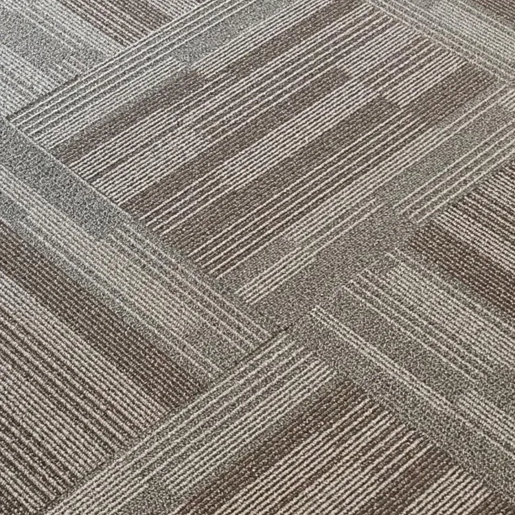 Wsa2 Commercial Nylon Tufted Loop Pile Pvc Backing Carpet Tiles Indoor