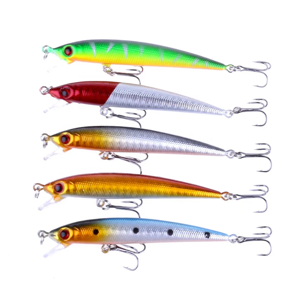 

Christmas stocking Bass minnow bait 8.5cm 6g Mino pesca pike fishing lures, 5 colors available/unpainted/customized