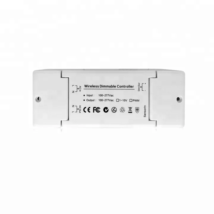 2-channel pwm or 0-10V zigbee remote control programmable led light dimmer