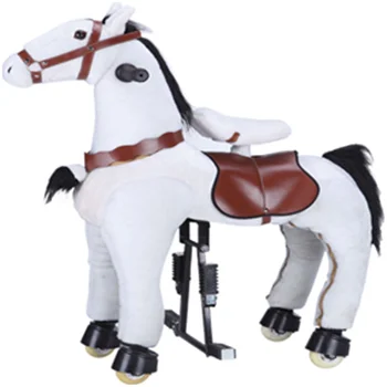 ride on plush horse