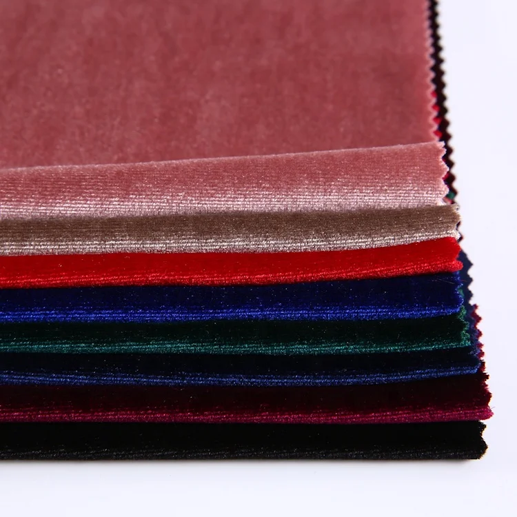 

Hot sale super soft korean garment ks velvet velour fabric for clothes