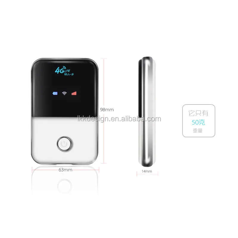 
Portable Pocket Wireless 3G 4G WiFi Router FDD B1 B3 B5 