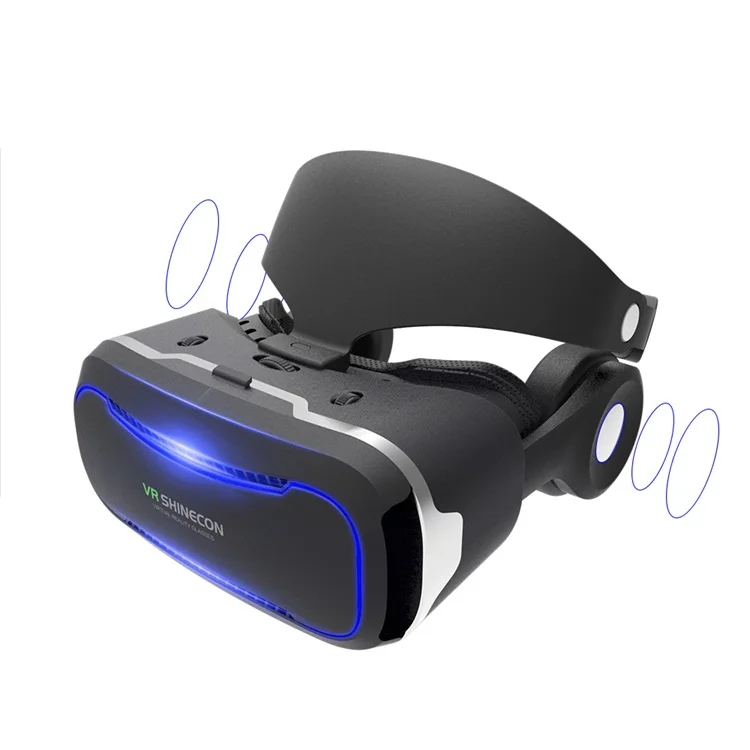 New products 3d vr glasses Virtual reality glasses with headphone on sale