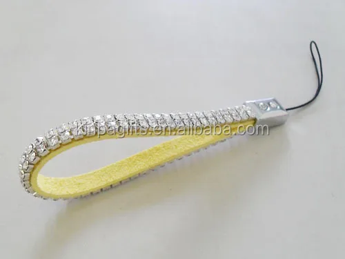 Diamond Real Leather Mobile Phone Straps