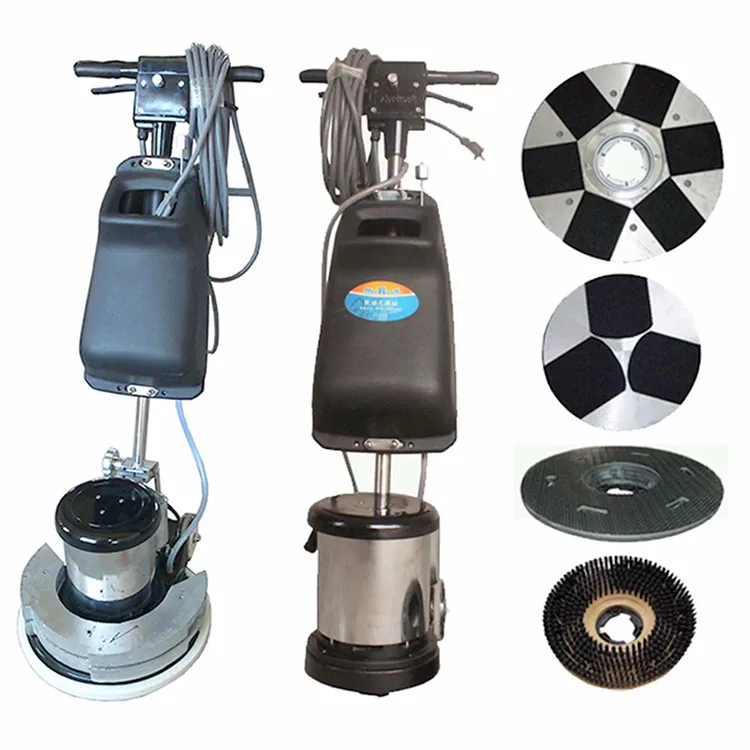 Single Plate 50hz Floor Marble Polisher 220v 17 Inch Black Floor Buffer