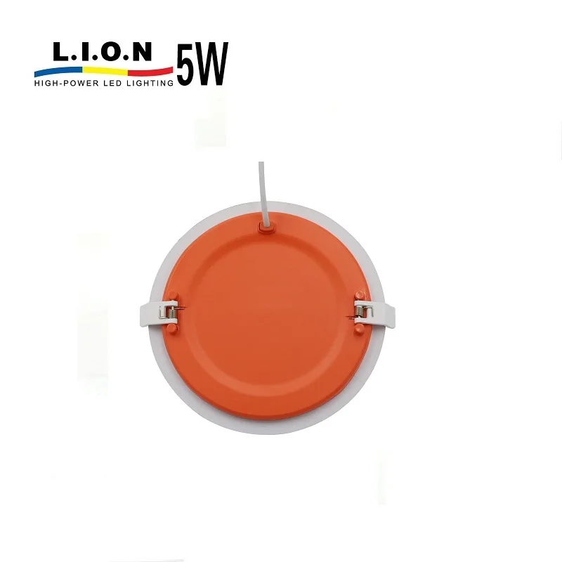 
Hot selling ultra slim round 5 watt recessed led panel light price 