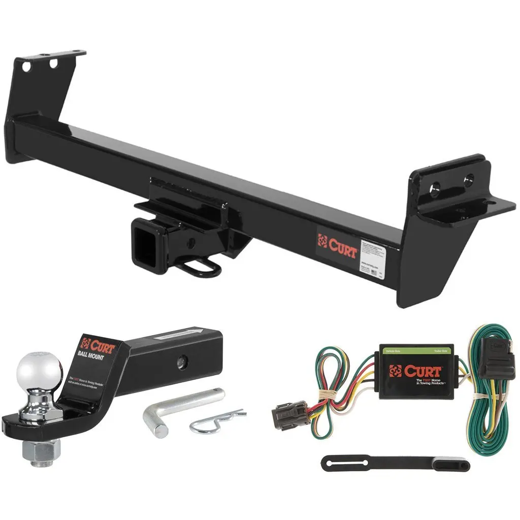 Get Quotations · CURT Class 3 Hitch Tow Package with 2" Ball for Honda Passport, Isuzu Rodeo