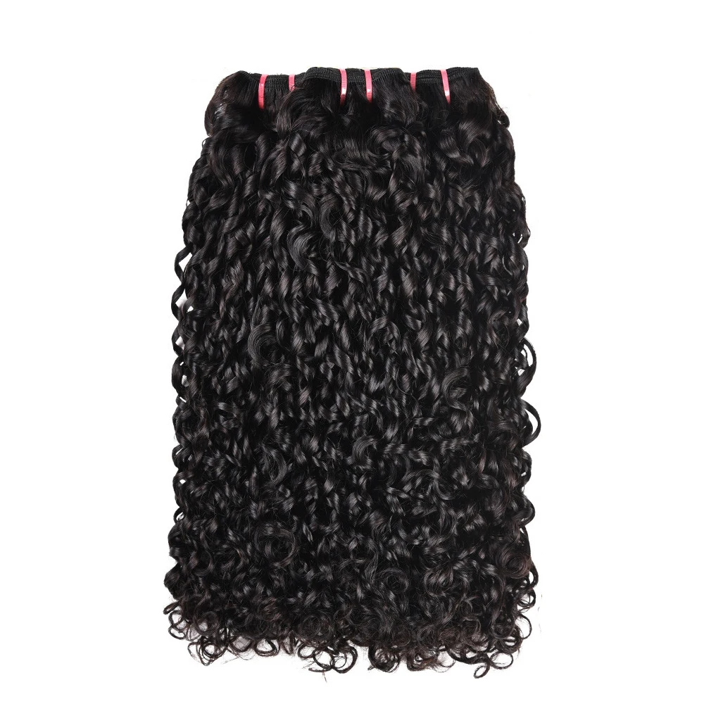 

Flexi /Pixie/Pissy Curl Double Drawn Funmi Hair Bundles With 13x4 Lace Frontal 100% Brazilian Human Remy Hair Extension