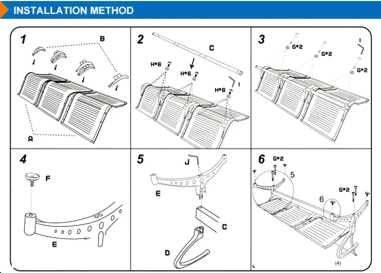 salon reception three seater row waiting chair