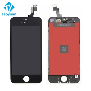Cell phone parts replacement LCD display touch screen digitizer assembly for IPhone 5 black white