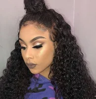 

360 Lace Frontal Wig Kinky Curly Human Hair Wigs Pre Plucked With Baby Hair 130%-180% Brazilian Remy Lace Frontal Wigs For Women