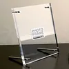 Clear acrylic photo frame water globe
