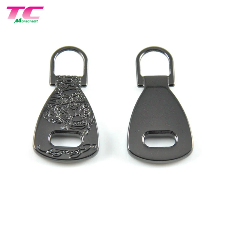 Custom Metal Zipper Pulls Vintage Embossed Metal Zipper Pull For Clothing Buy Metal Zipper