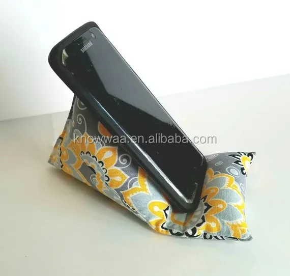 Cell Phone Accessory Fabric Cellphone Smart Phone Stand Holder Bean Bag