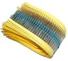 1300pcs 1/4w 1% 130 Values*10pcs 1ohm-3M ohm Resistors Kit Metal Film Resistor Package Total RoHS New Electric Unit samples
