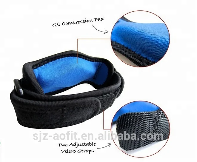 

Factory Neoprene  Tennis Elbow Brace Support, Black Custom Label Golf Elbow Brace, Black&blue;black&red