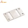 Stainless steel base plate for double blade railing post
