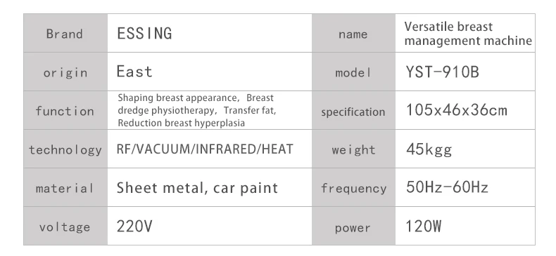 4 in 1 multiple breast and buttock enhancement equipment