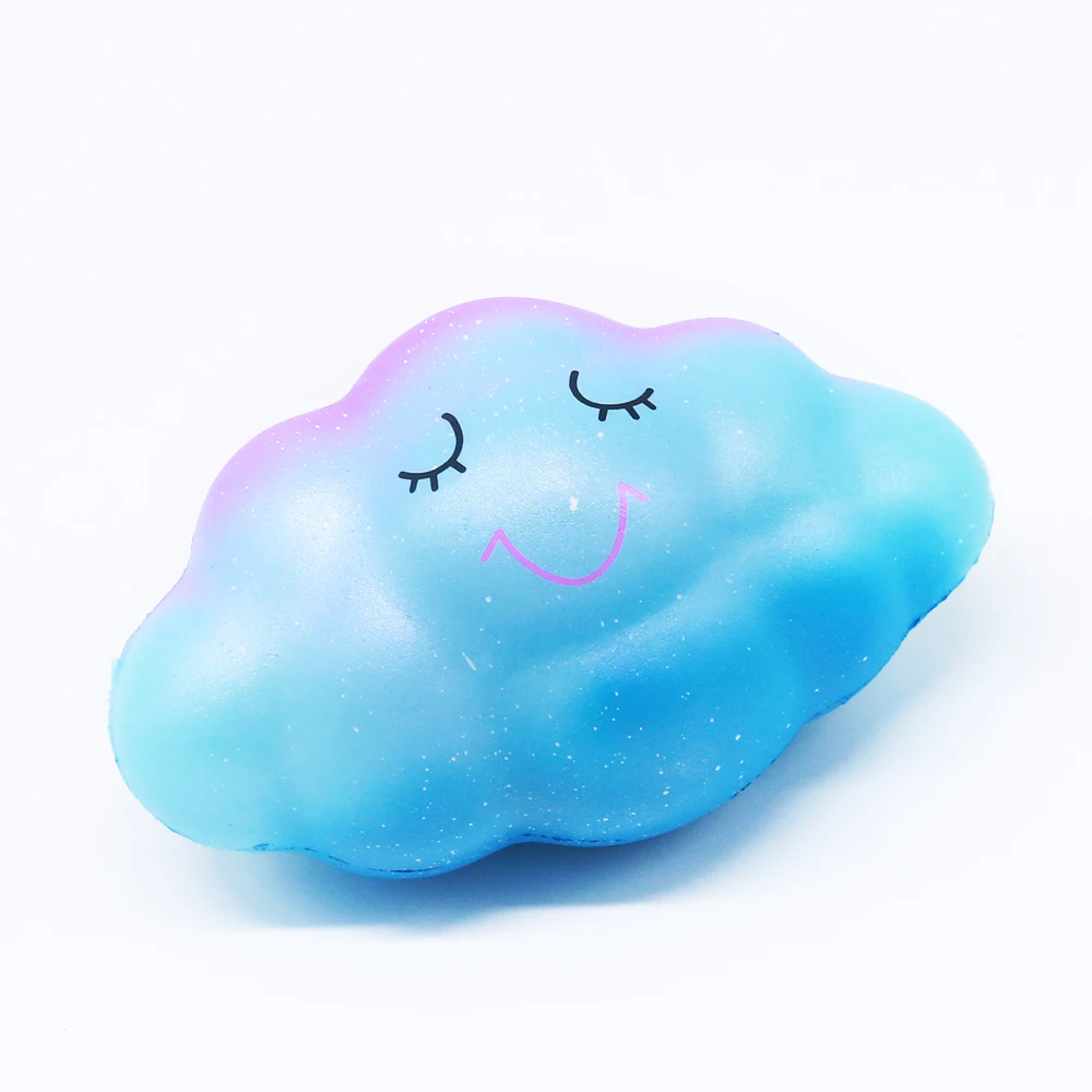 

Free Shipping Slow Rising Squishies Galaxy Cream Scented Kawaii Slime Cloud Squishy Squeeze Toy