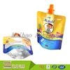Custom Design Printed Reusable Plastic Flexible Standing Juice Spout Pouch for Liquid Packaging