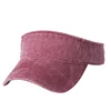 Cotton Summer Sun Visor Cap Fashion Pigment Dyed Sport Visor