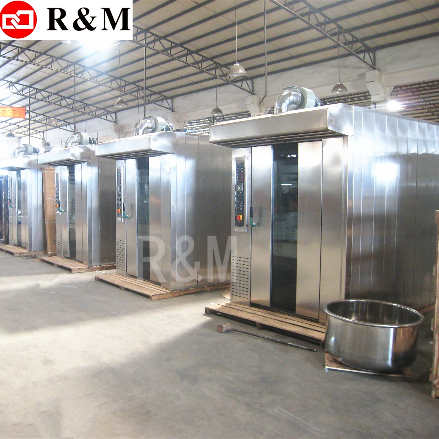
32 16 trays diesel rotary rack oven 16 trays gas rotary oven 
