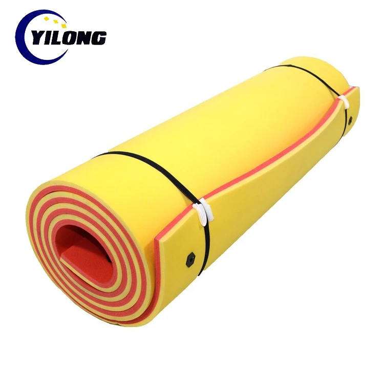 Easy roll up custom color and size DIY closed cell  foam floating mat 16' x 6'for out door play