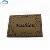 High Quality Custom Leather Elbow Patch PU Leather Metal Label Patches for Clothing