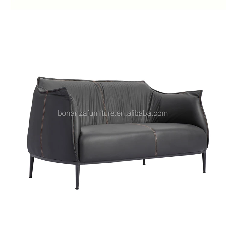 8808#sofa leather trend sectional high back sofa