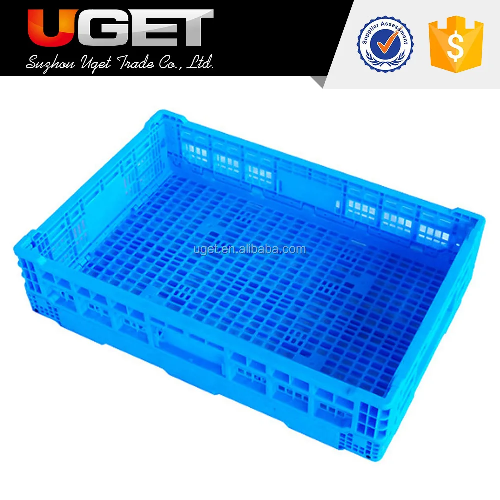 
New product folding tomato storage plastic moving collapsing crate for sale 