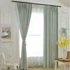 Custom ready made hotel Fire Retardant blackout drapery curtain fabric