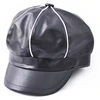 Yiwu wholesale casquette cuir foldable snapback caps leather beret aviator garros women dad hat