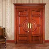 2015 New Design European Style Solid Wooden Entrance Security Door