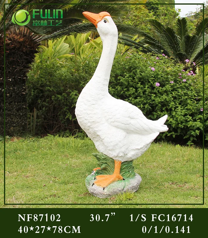 resin goose statue